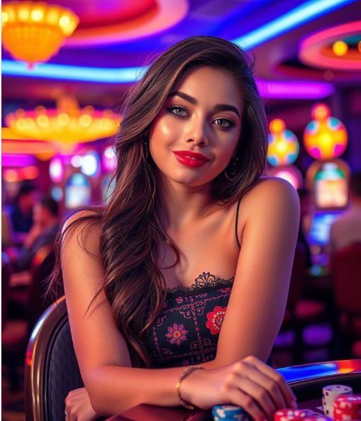 qu777 Live Baccarat Table real dealer ကဒ်ဖဲပေးနေသောမြင်ကွင်း